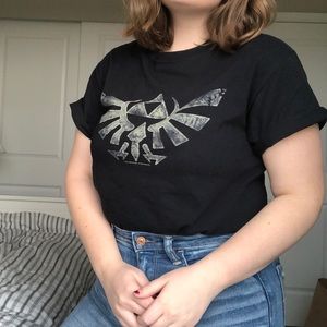 vintage zelda ocarina of time graphic tee